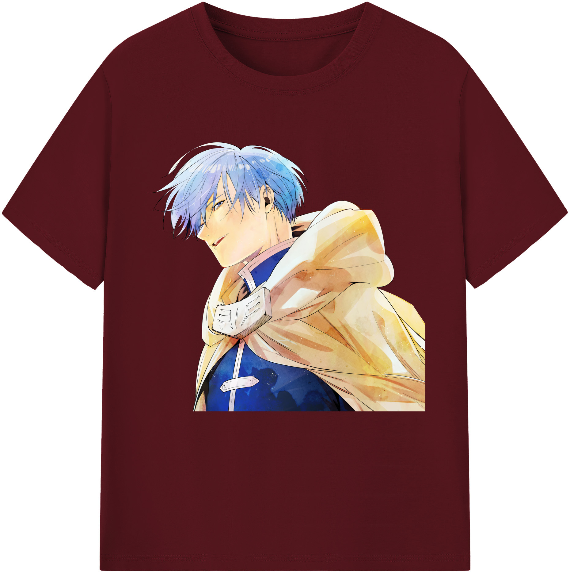 （画像用） 葬送のフリーレン Frieren 綿100％半袖Tシャツ（フロントプリント）